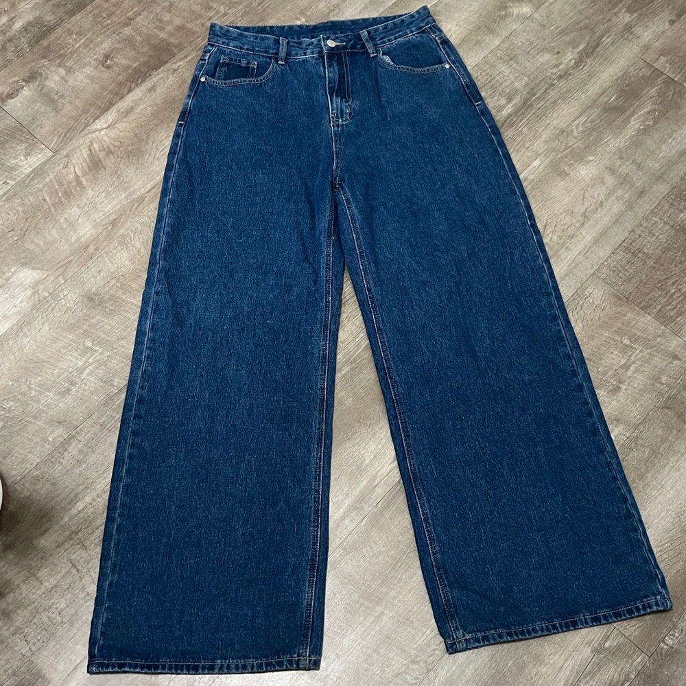 SHEIN Classic Blue Denim Jeans